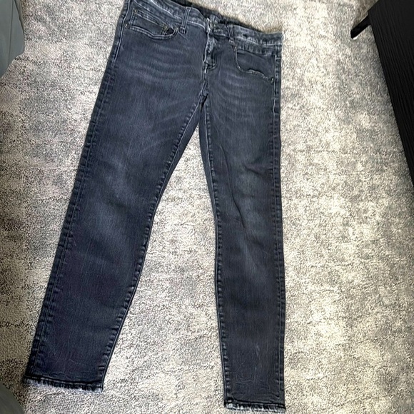 R13‎ Boy Skinny jeans grey/black size 28 - Picture 1 of 8